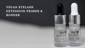 Sinful Lashes Vegan Eyelash Extension Bonder and  Primer Tutorial