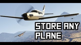 GTA 5 GLITCH - HOW TO STORE ANY PLANE AND USE IT IN DIRECTOR MODE