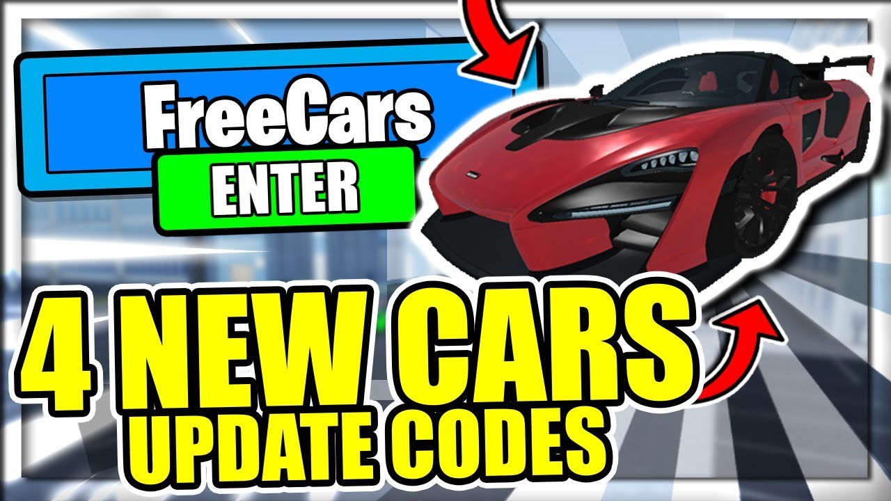 ALL NEW SECRET OP WORKING CODES 4 NEW CARS UPDATE Roblox Vehicle Simulator YouTube