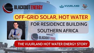 SOLAR OFF-GRID Warm Water Installation for Residence Building Documentary