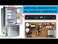 Refrigerador Samsung Inverter Puerta Francesa RF221 Se Para, Se Detiene Compresor 2020