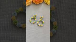 Diy  Flower Earrings  || Easy Making Quilling Earrings Ideas #shorts #diyearrings #earrings