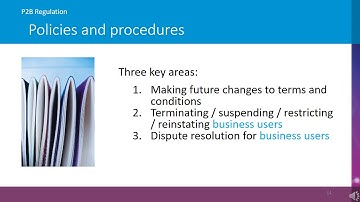 Module 4: (4) P2B Regulation