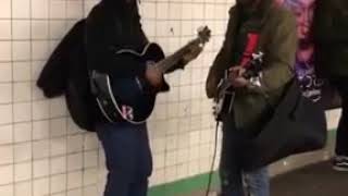 Blac Rabbit - Eight Days A Week Beatles Cover in NYC Subway