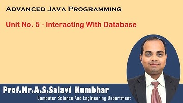 TYCSE AJP UNIT 5 LECTURE 1