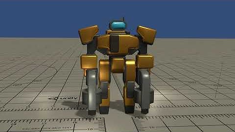Robot animation for Unity.