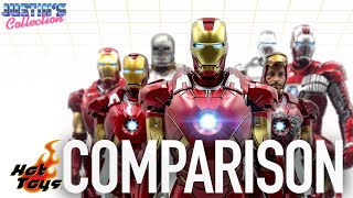 Hot Toys Iron Man MK7 (Mark VII) Diecast Avengers Comparison Video