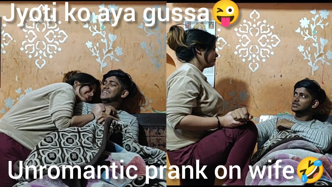 UNROMANTIC PRANK ON WIFE😜 | SHE SHOUTED || PRANK GONE WRONG ||Jyoti_life's||