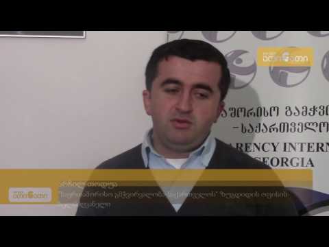 \"საერთაშორისო გამჭვირვალობა - საქართველოს\" შენიშვნები ზუგდიდის ბიუჯეტთან დაკავშირებით