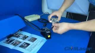 445nm 50mw Blue DPSS Laser with power supply Free shipping -- CivilLaser
