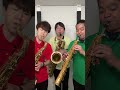 サックス3本で「星のカービィ」を吹きました。#shorts