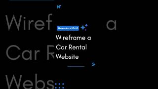 Wireframe a Car Rental Website | MockFlow AI