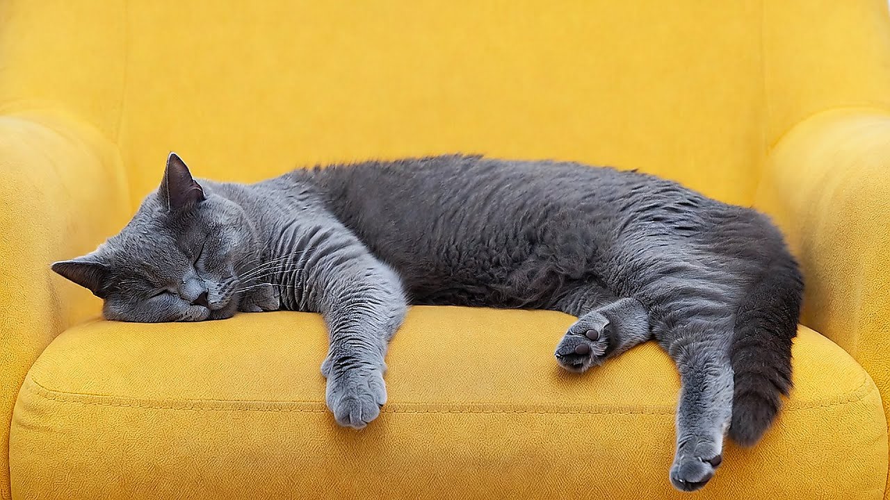 LIVE 🐱 Tiny Sleeping Cat Napping Gently with Warm Piano Melodies for Sweet Dreams 🐾 | Season 1