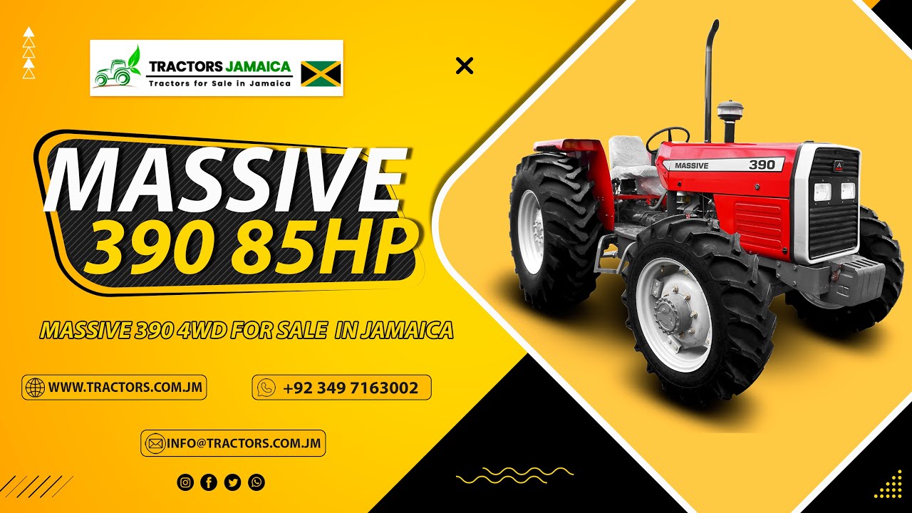 Massive 390 4WD Tractor for Sale in Jamaica YouTube