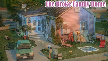 The Sims 4 Forever Save File ✨ Speed Build | The Broke Family Home