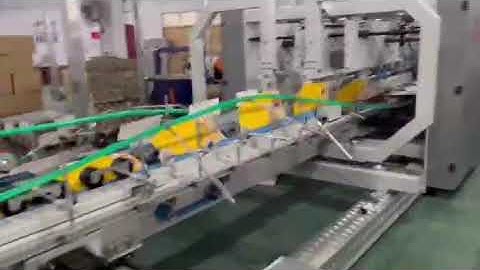 HL-1650AC-A #foldergluer #machine for #printing #package #corrugated #carton #box folding gluing