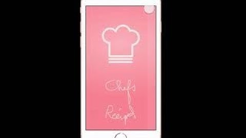 Chef recipe app MU prototype Screen Recording 2020 12 03 at 11 22