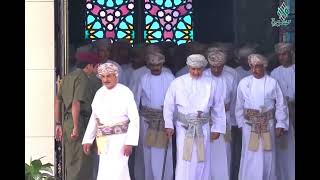 جلالة السلطان هيثم بن طارق يؤدي صلاة عيد الفطر المبارك