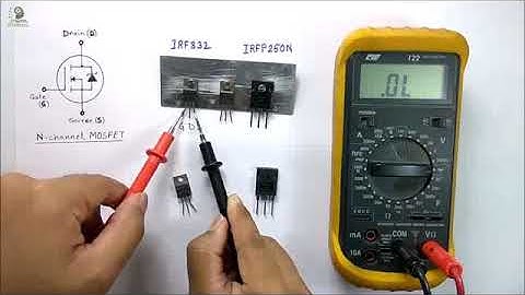 How to Test MOSFET transistor using Multimeter by some easy