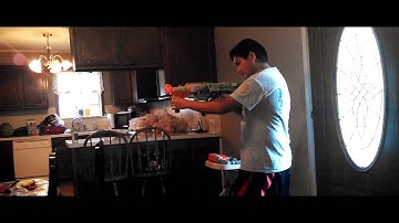 Nerf gun muzzle flash test