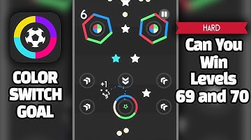 Color Switch GOAL Mode All Hard Levels ⚽