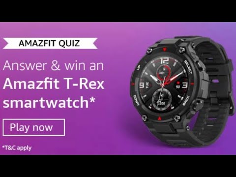 amazfit quiz amazon answers