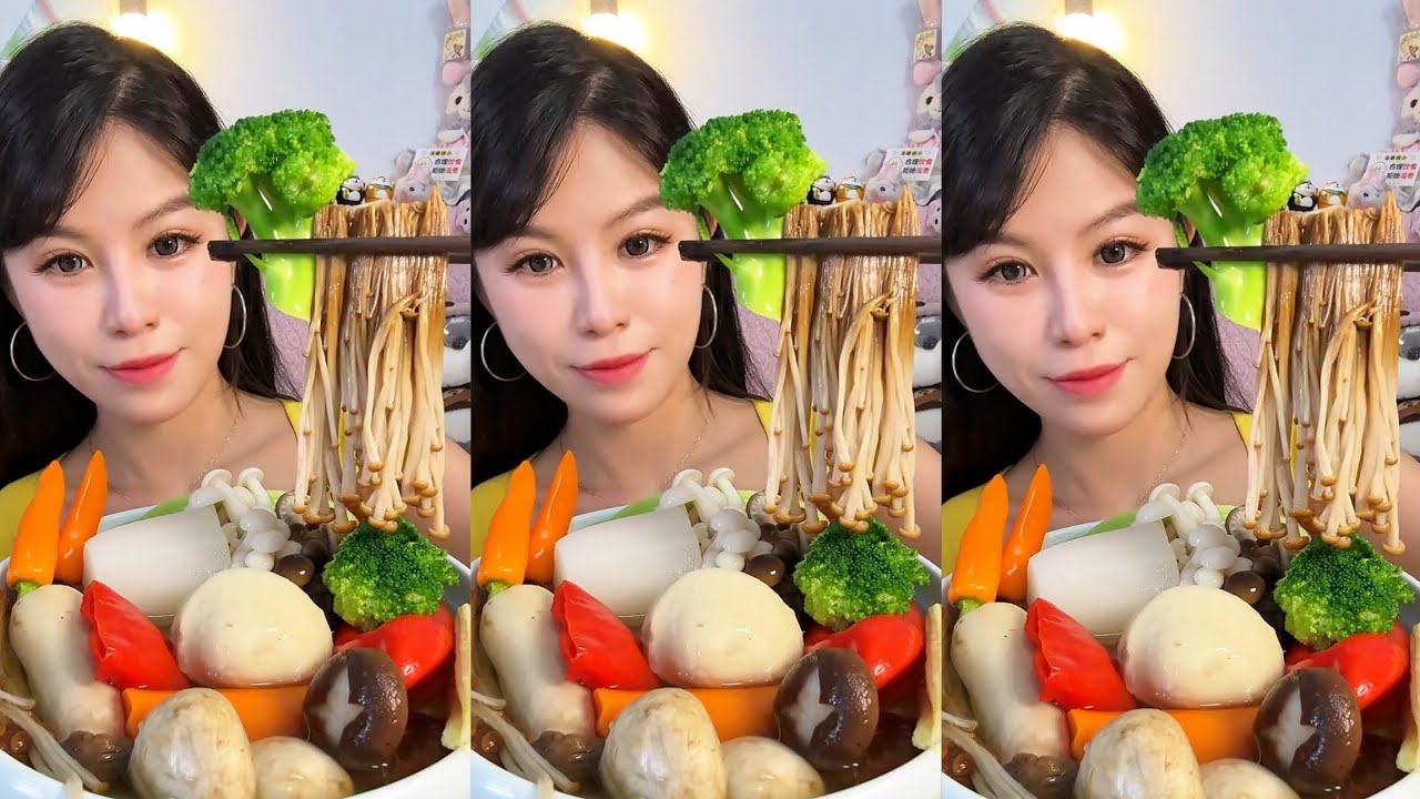 Fried Eggs And Noodle Soup With Spicy : Sauce Noodles Eating Show 😋#koreanfood #turkeynoodles #food