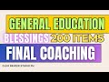 General education final coaching 200 items part 2