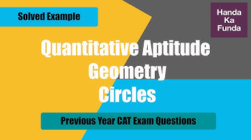 Quantitative Aptitude | Geometry | Circles | In a circle, two parallel chords on the same side