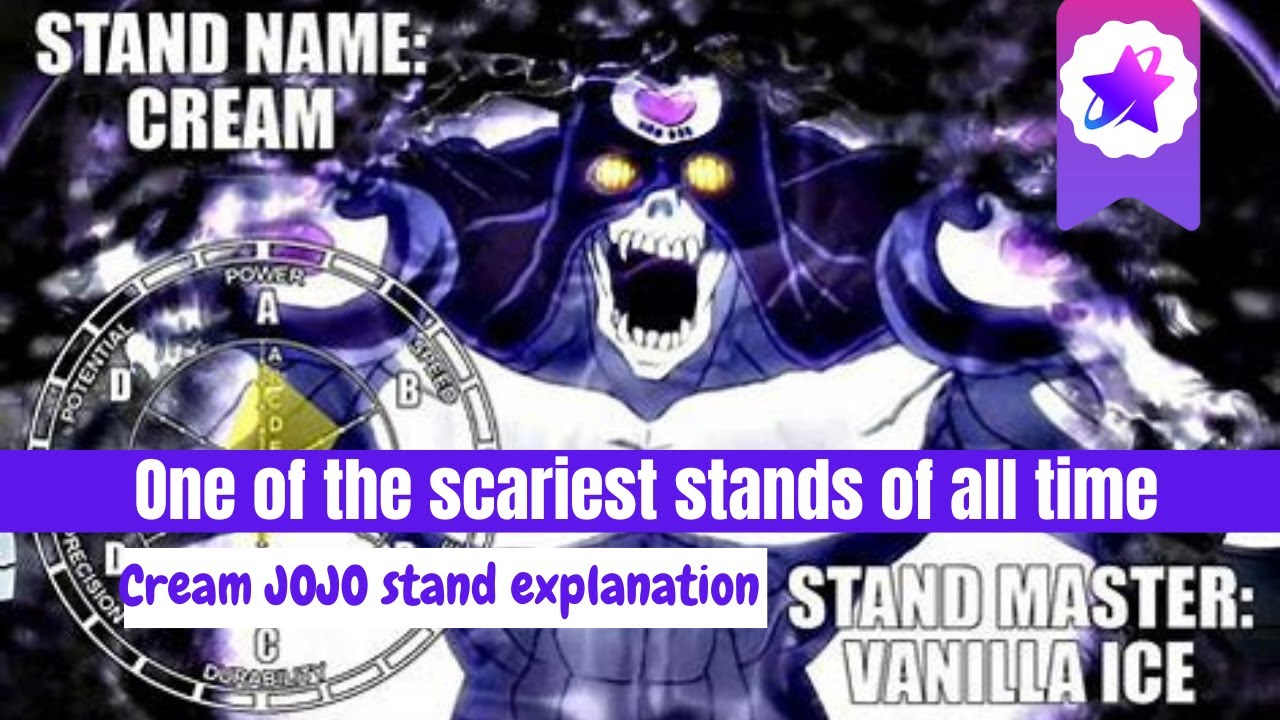 One of the SCARIEST stands in JOJO Cream Stand explantion anime 
