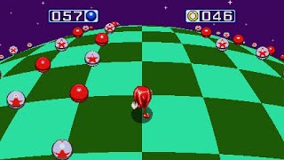Blue spheres level 64