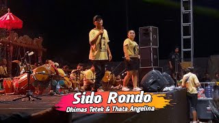 ASYIK BANGET ‼️ SIDO RONDO || DIMAS TETEK & THATA ANGELINA || JATHILAN PUTRI AMITA DAHAYU