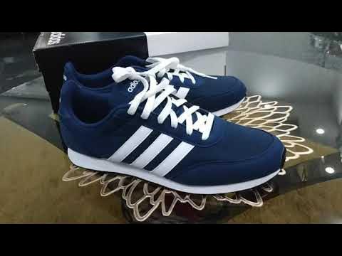 Adidas V Racer 2.0 on Navy/White Sn94 ART B75795 - YouTube