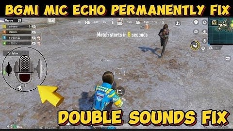 BGMI Mic Echo Permanently Fix Trick | Bgmi double sound problem fix | Bgmi mic echo fix