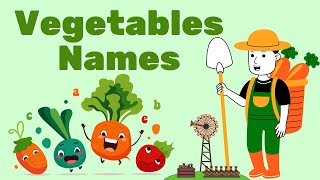 Vegetables name | Vegetables name in English |Vegetable Name for kids |Kids Learning @kiddiesparkle