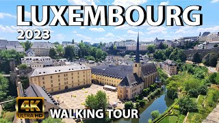 Luxemburg Walking Tour 4K UHD