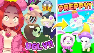 How To Turn UGLY Pets Into PREPPY Pets in Roblox Adopt Me!