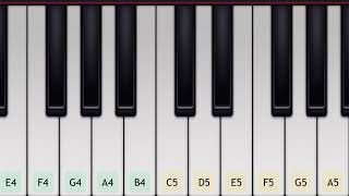 #12 تعليم عزف اغنية م البداية - محمد حماقي | على بيانو الجوال 🎹