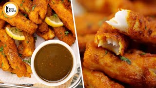 Restaurant Style Spicy Finger Fish Fry Recipe by Food Fusion