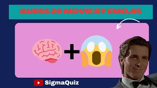 Guess the movie by emoji quiz. 20 movies by emojis. Sigma Quiz! #quiz screenshot 1