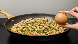 Just pour the eggs and cheese over the pasta! A quick and incredibly tasty recipe!