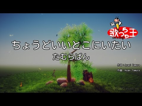 【カラオケ】ちょうどいいとこにいたい/たむらぱん