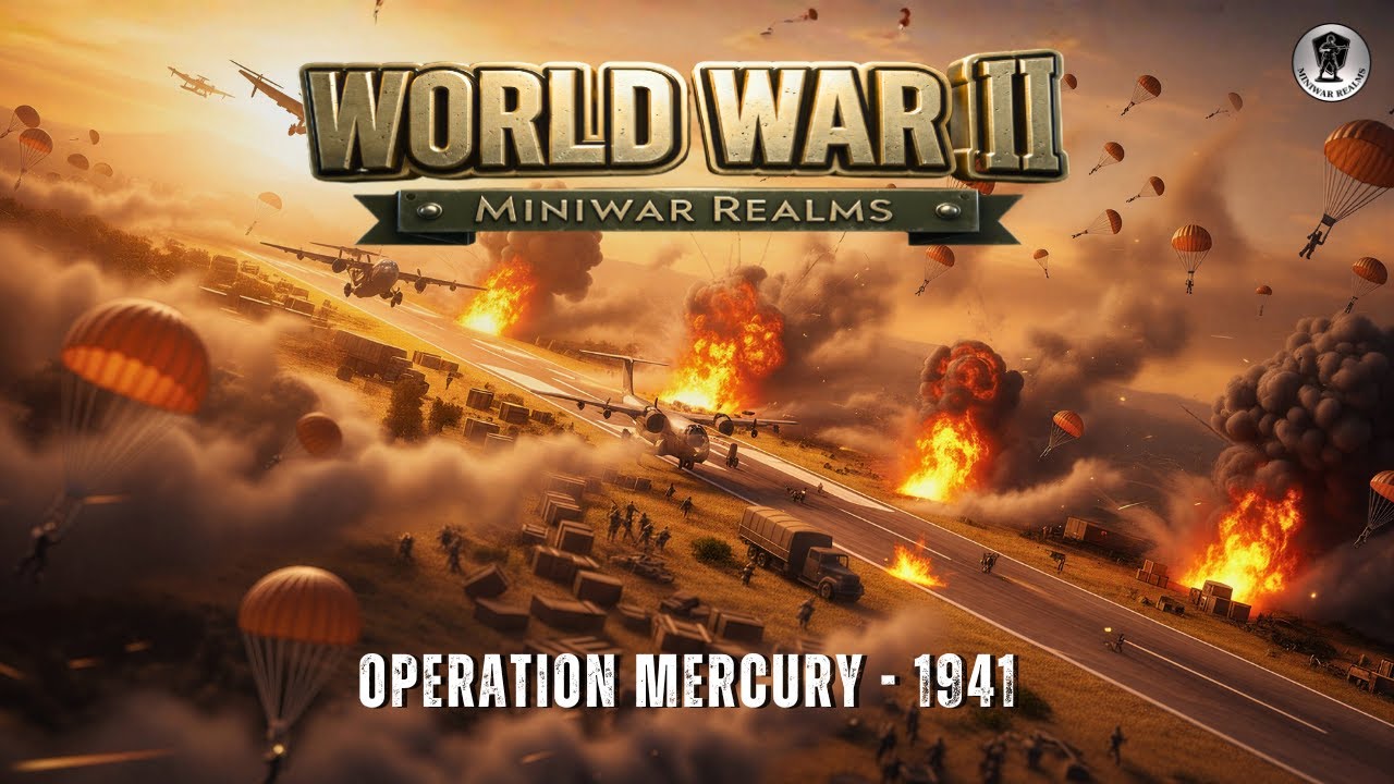 CRETE 1941: The German Airborne Invasion | Epic WWII Toy Soldier Battle