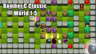 World 1-5 | Bomber Man Gameplay ios & Android - Bomber C Classic screenshot 2