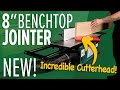 NEW! Grizzly 8" Benchtop Jointer with Spiral-Type Cutterhead G0947