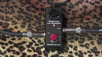 Fire Eye BRIGHT EYE clean boost & buffer pedal demo with telecaster