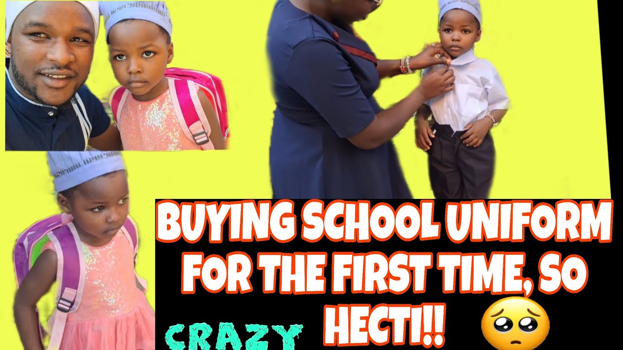 BUYING SCHOOL UNIFORM ,BAG AND BOOKS FOR THE FIRST TIME ,FOR OUR FIRST BORN DAUGHTER NAYA MAKINYA,  