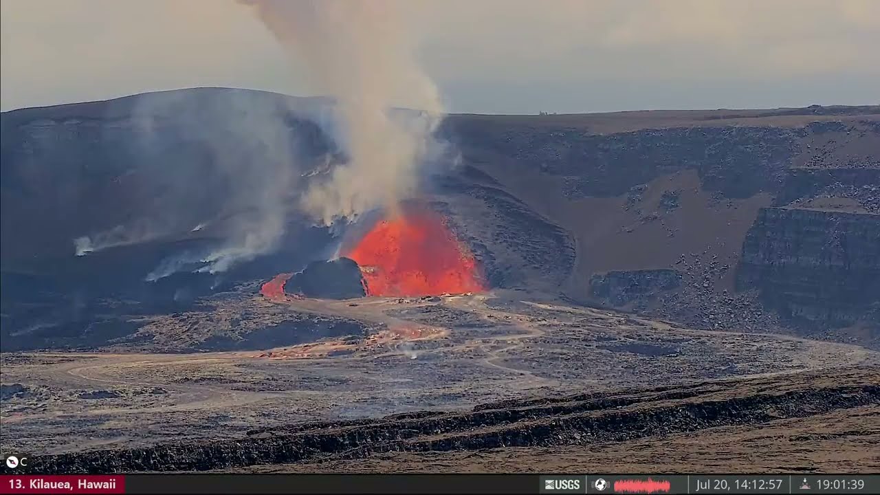 🔴 Live Now: New Volcanic Eruption at Kilauea Volcano, Hawaii (Cam C)