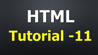 HTML Tutorial - HTML Forms, input type, Placeholder, Submit HTML Tutorial - HTML Forms, input type, Placeholder, Submit