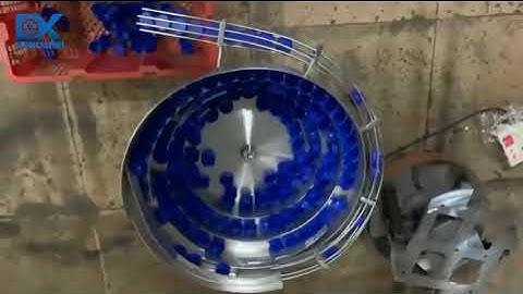 Automatic plastic bottle caps feeding machine, vibrating system, pump feeder, vibration bowl